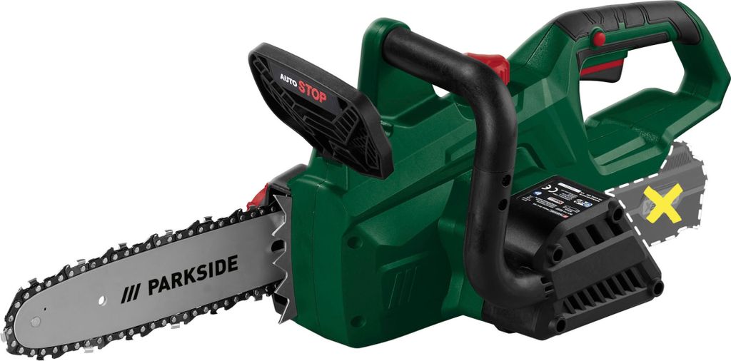 PARKSIDE® 20 V Akku-Kettensäge »PKSA 20-Li D4«, ohne Akku und Ladegerät