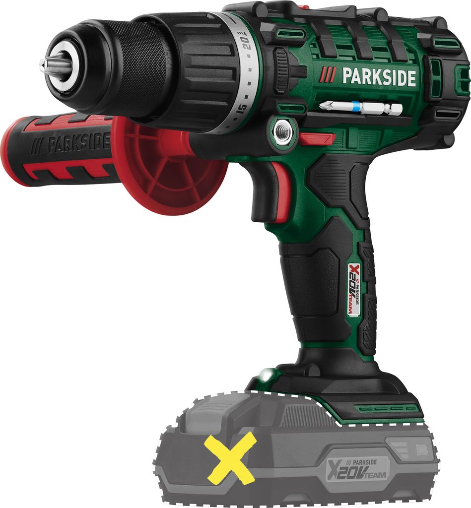 PARKSIDE® 20 V 3-in-1 Akku-Schlagbohrschrauber »PSBSA 20-Li C3«, ohne Akku und Ladegerät
